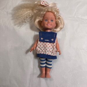 Vintage 1987 Playskool Dolly Surprise Holly Hair Not Working 6 Outfits